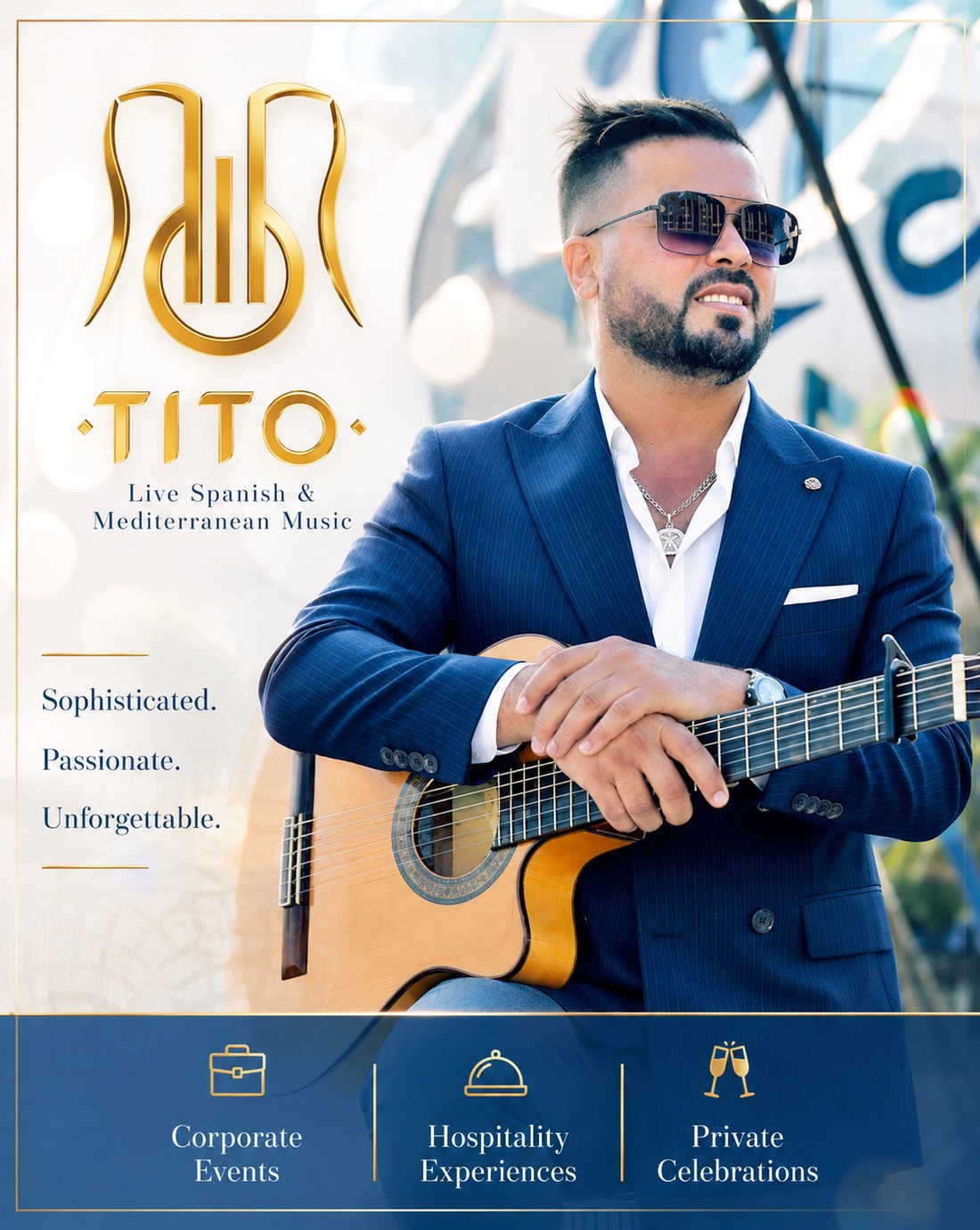 TITO, international guitarist and singer based in Dubai